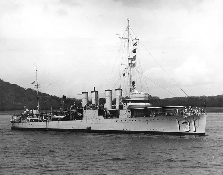 HMS campbeltown image before the raid