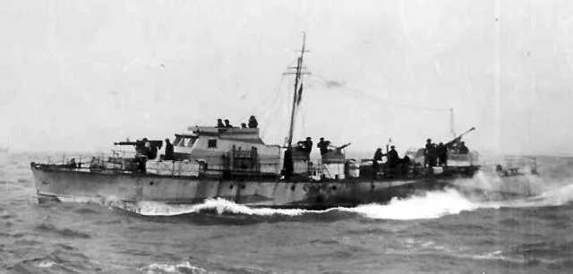 Motorboat used in the raid
